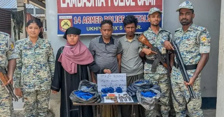 রোহিঙ্গা ক্যাম্প থেকে আটক তিনজন